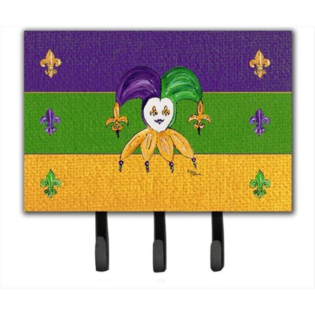 Carolines Treasures 6 x 9 In. Mardi Gras Leash or Key Holder 8386TH68